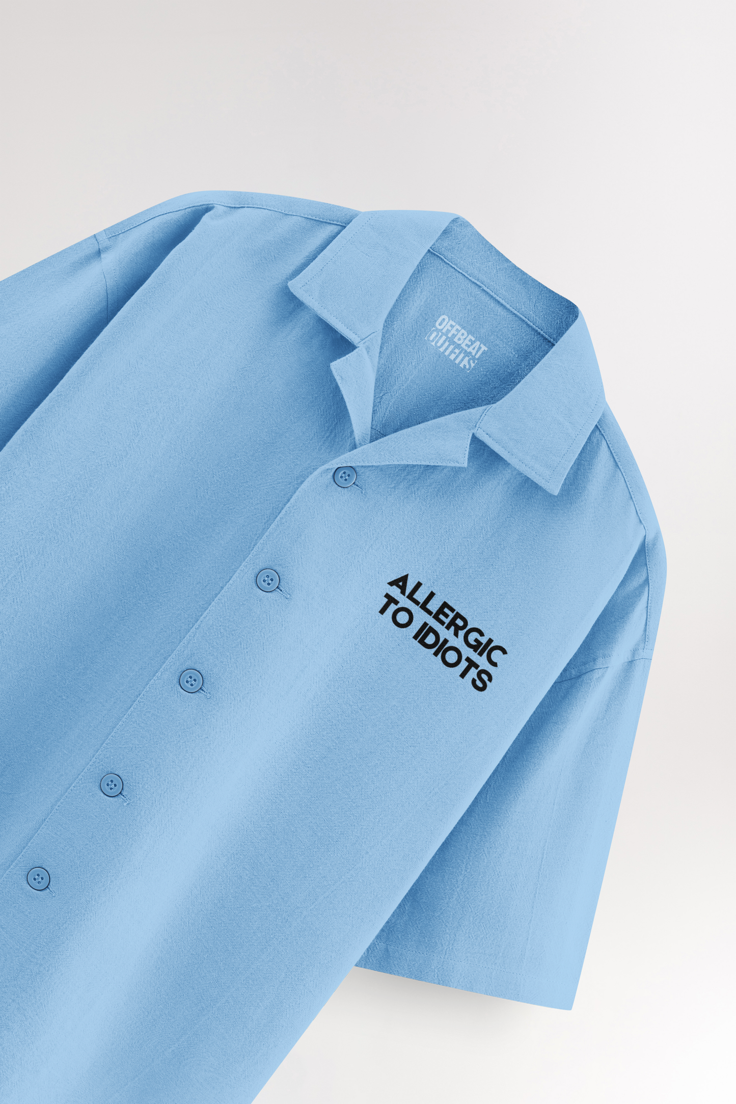 Allergic to Idiots | Oversized Shirt