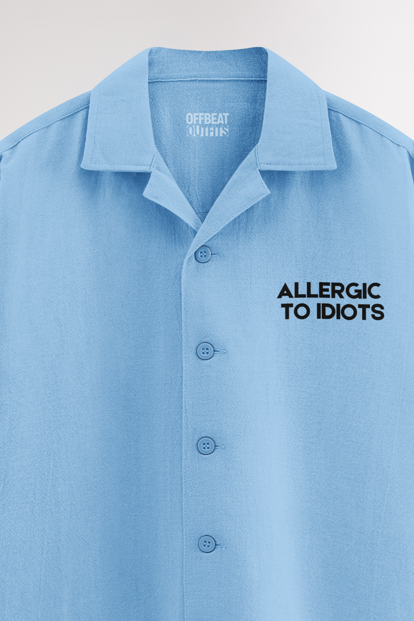 Allergic to Idiots | Oversized Shirt