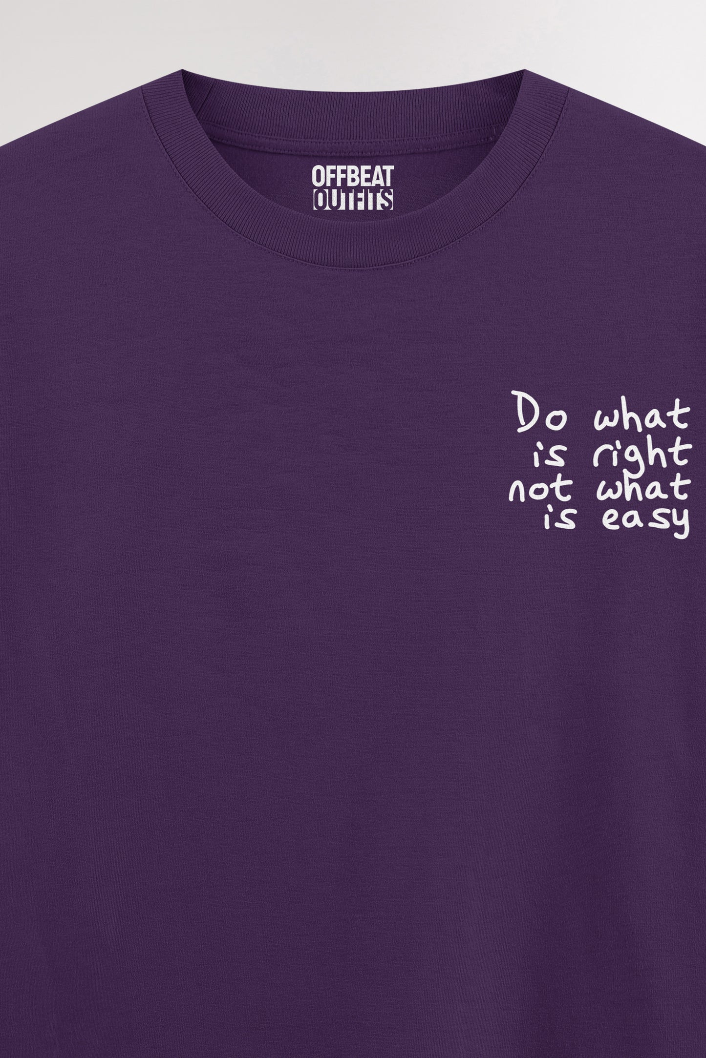Do what is right | Oversized T-shirt