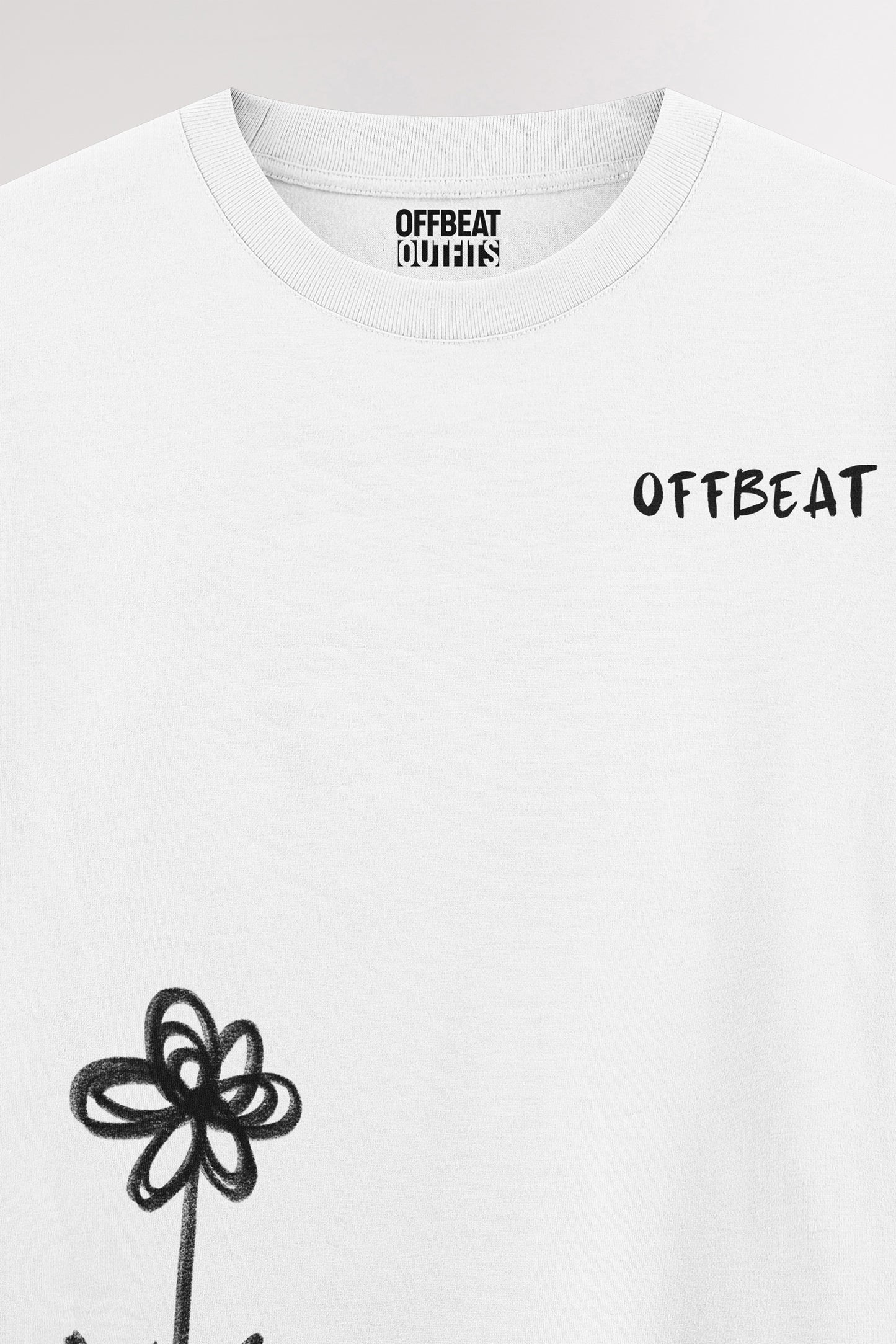 Flower Offbeat | Oversized T-shirt
