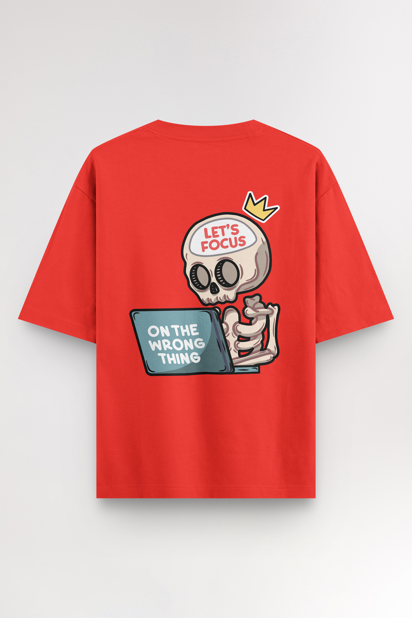 Focus on the wrong things | Oversized T-shirt