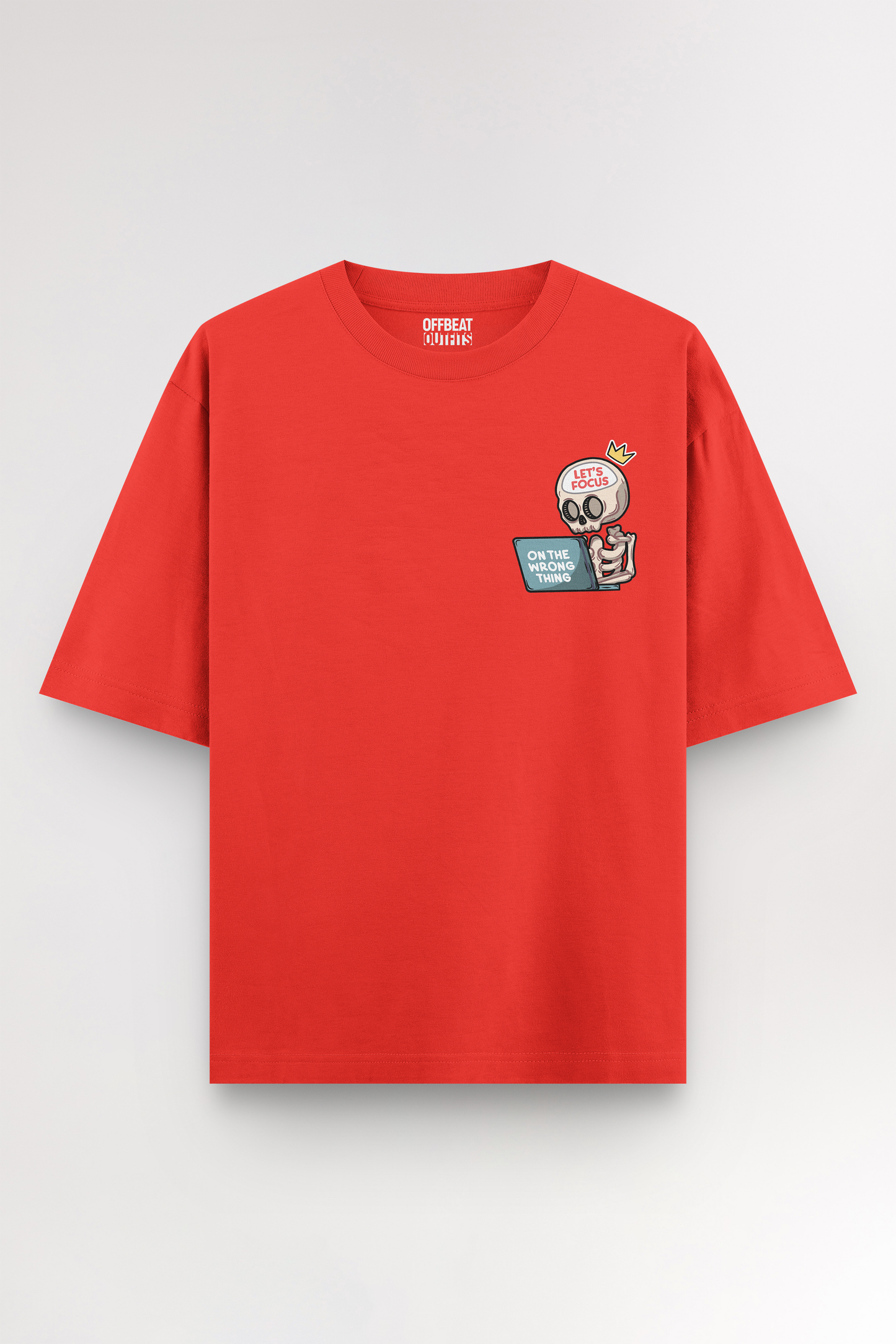 Focus on the wrong things | Oversized T-shirt