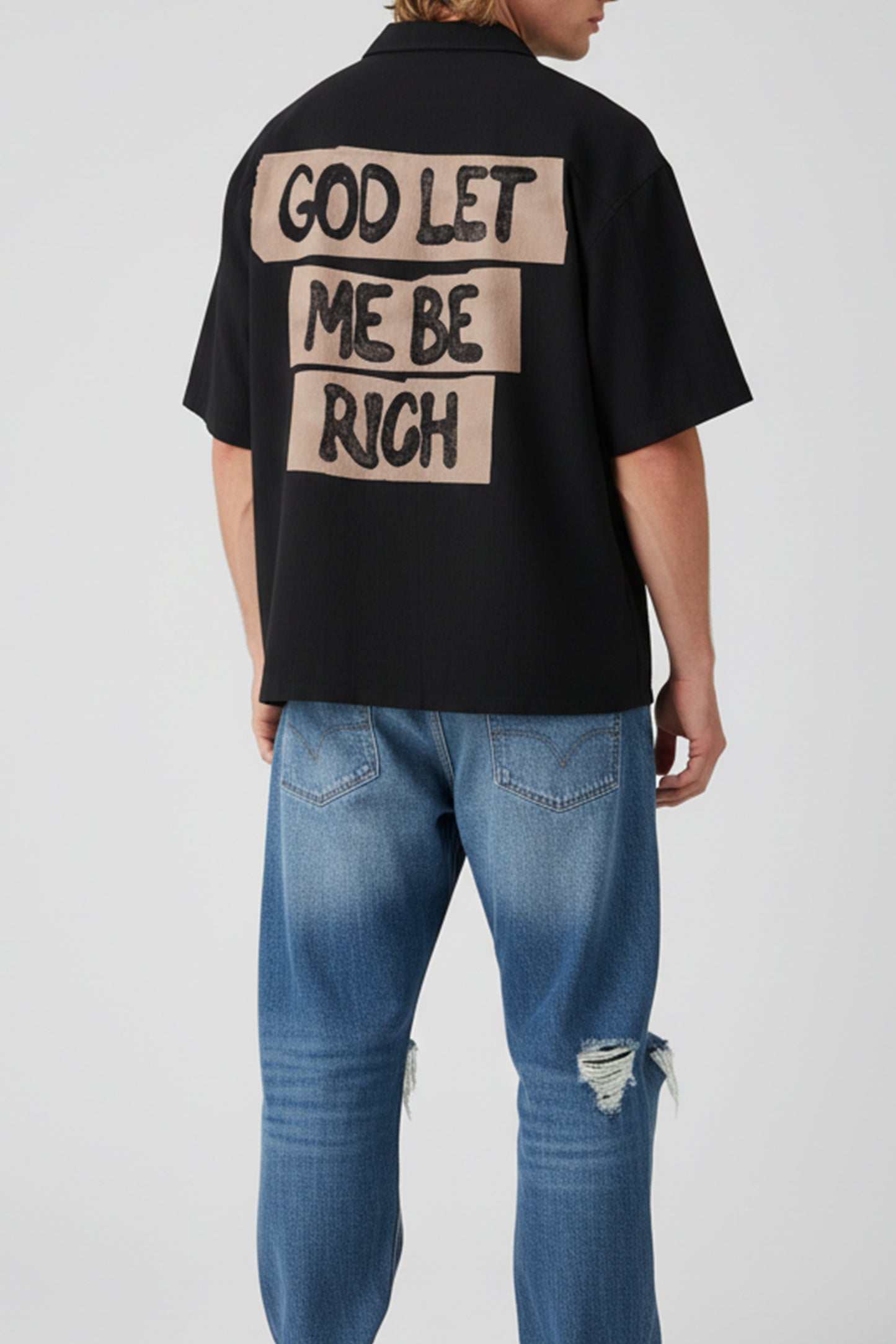 God let me be rich | Unisex Oversized Shirt