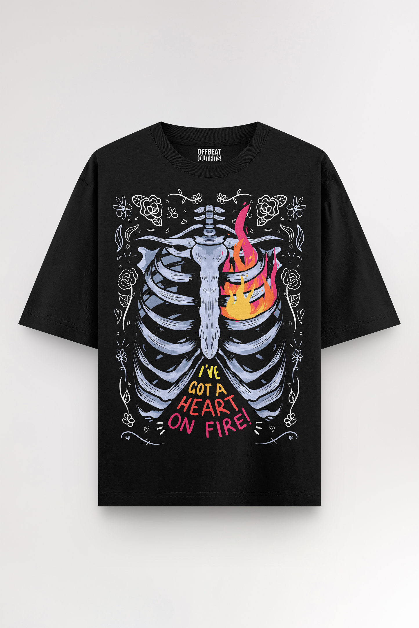 Heart on fire | Oversized T-shirt
