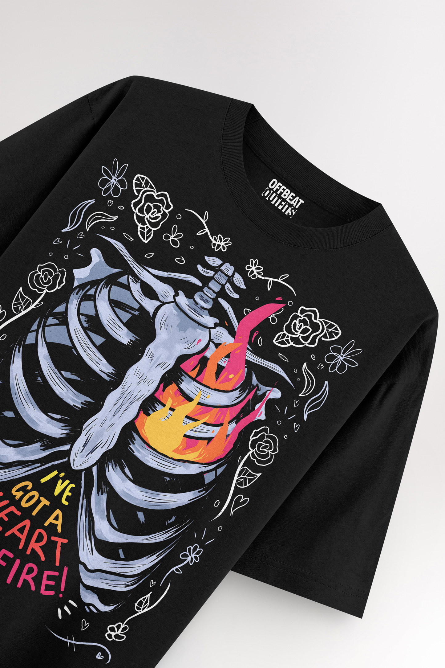 Heart on fire | Oversized T-shirt
