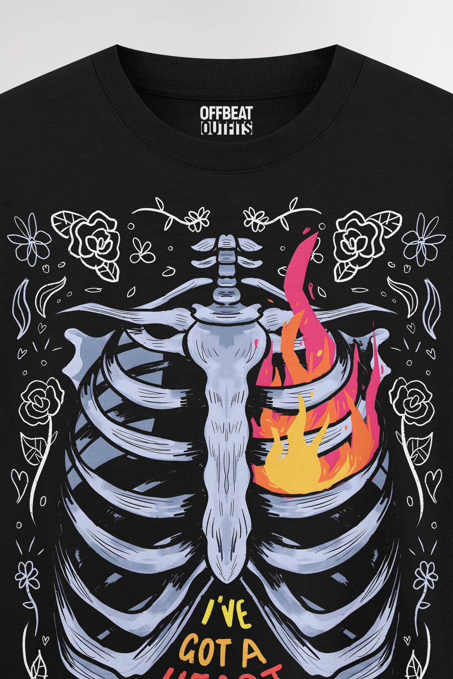 Heart on fire | Oversized T-shirt