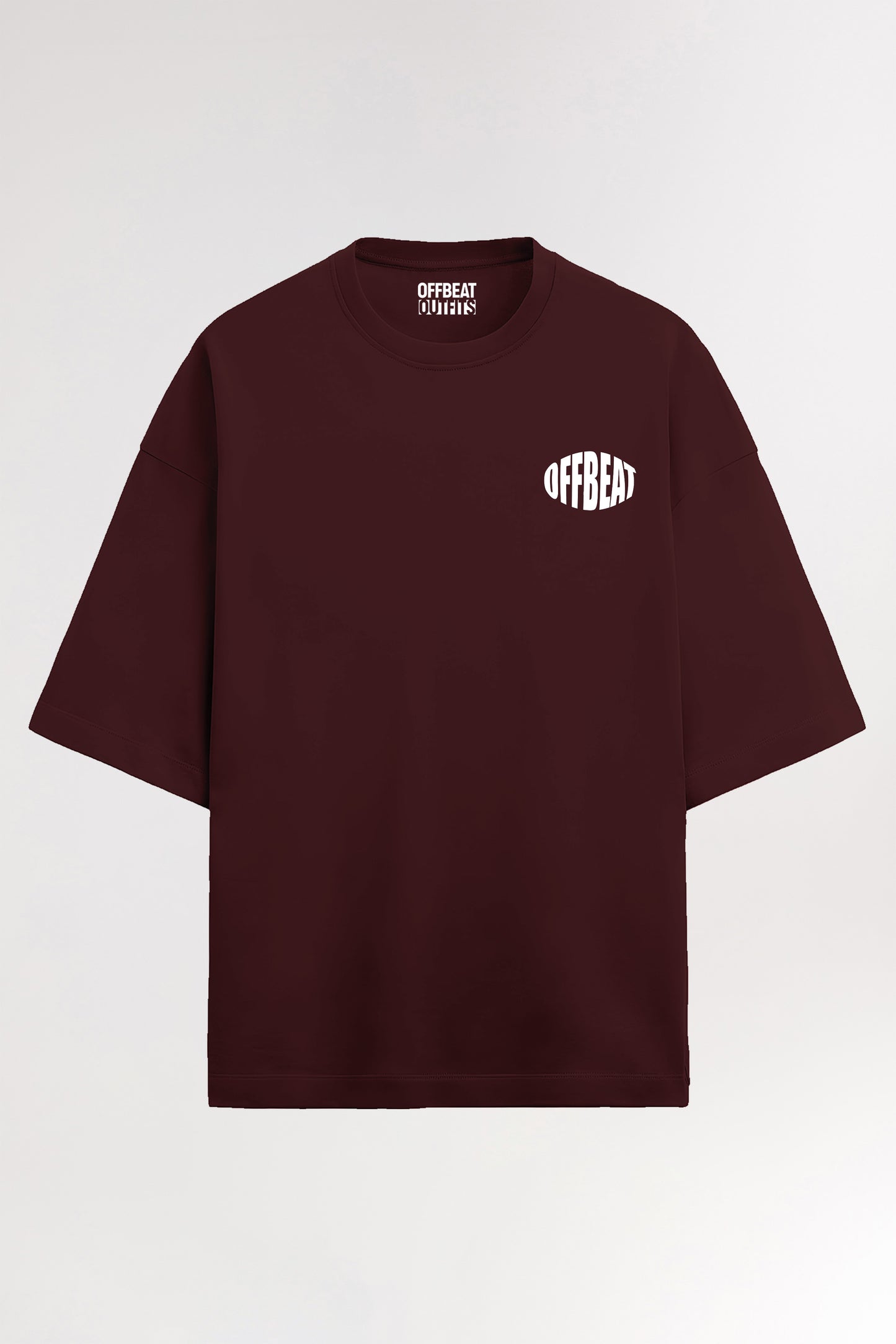 Unisex Co-ord set | Maroon and White