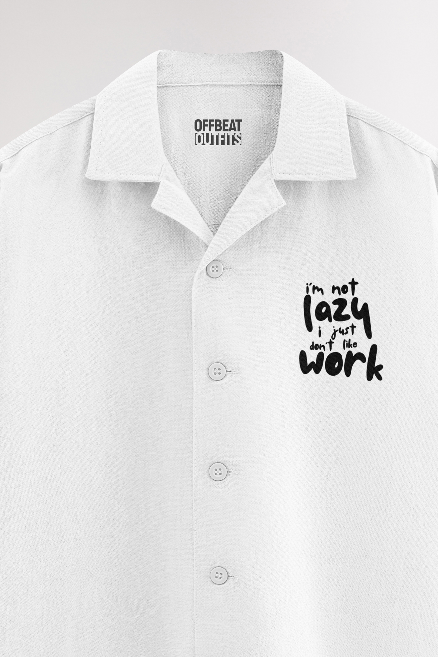 I am not lazy | Oversized Shirt