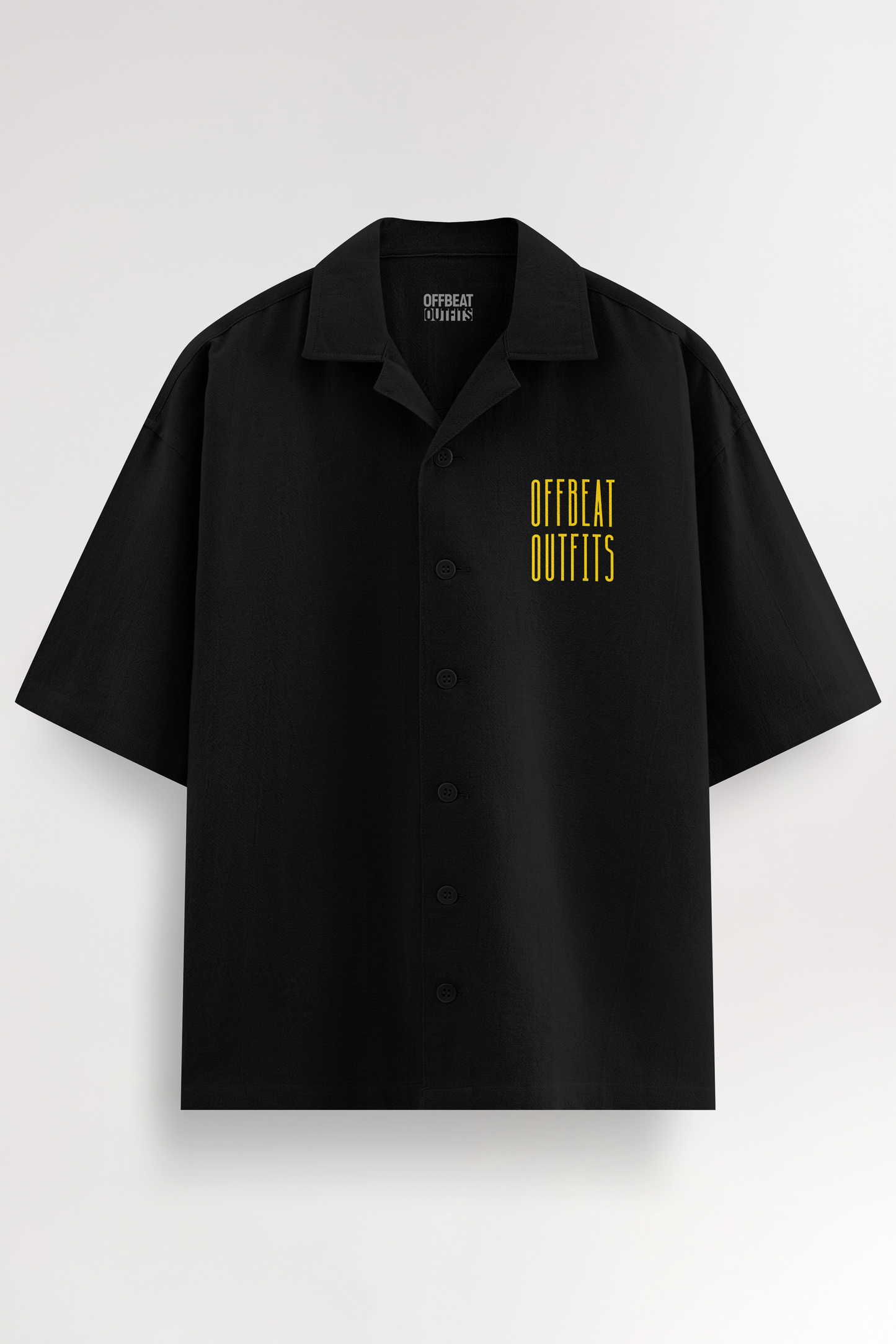 Offbeat Black | Oversized Shirt