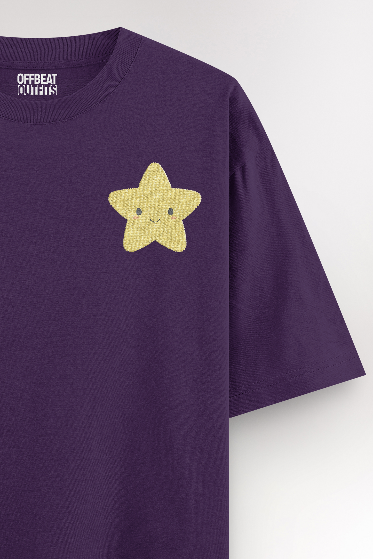 Star Embroidery | Oversized T-shirt
