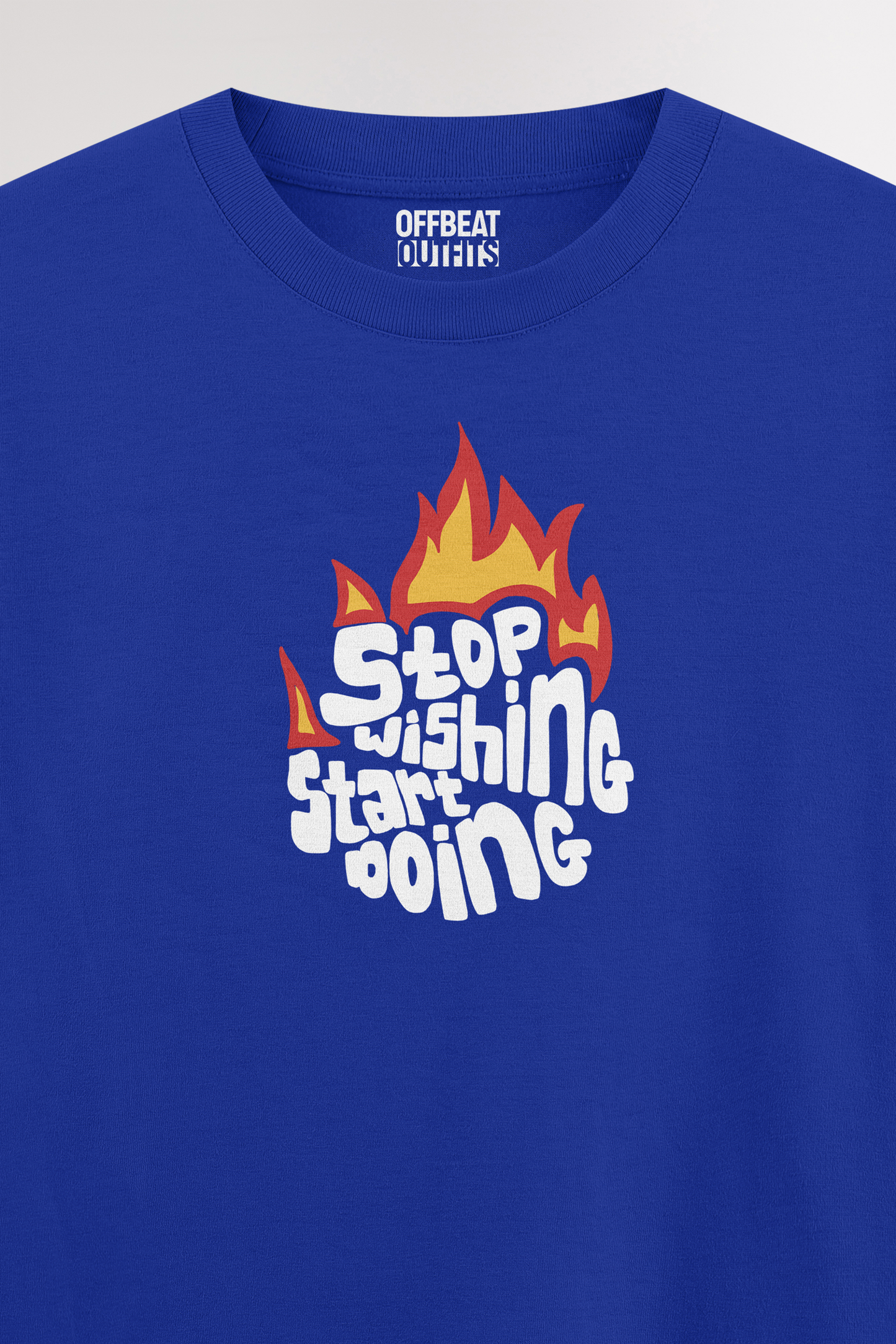 Stop wishing start doing | Oversized T-shirt
