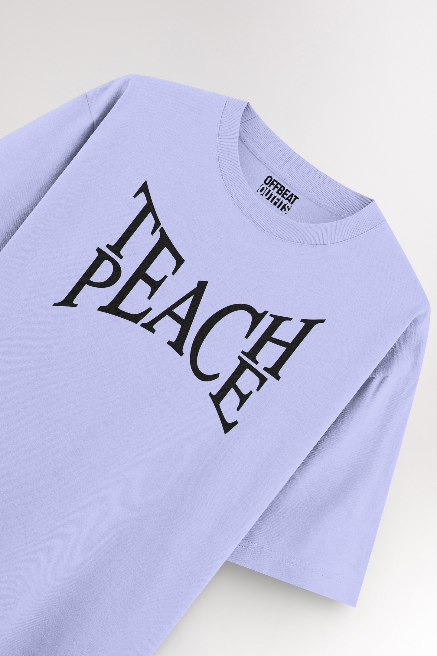 Teach peace | Oversized T-shirt
