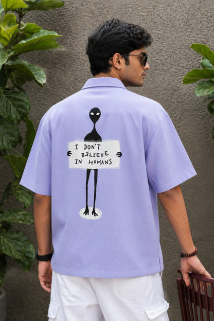 Don't believe in Humans | Unisex Oversized Shirt