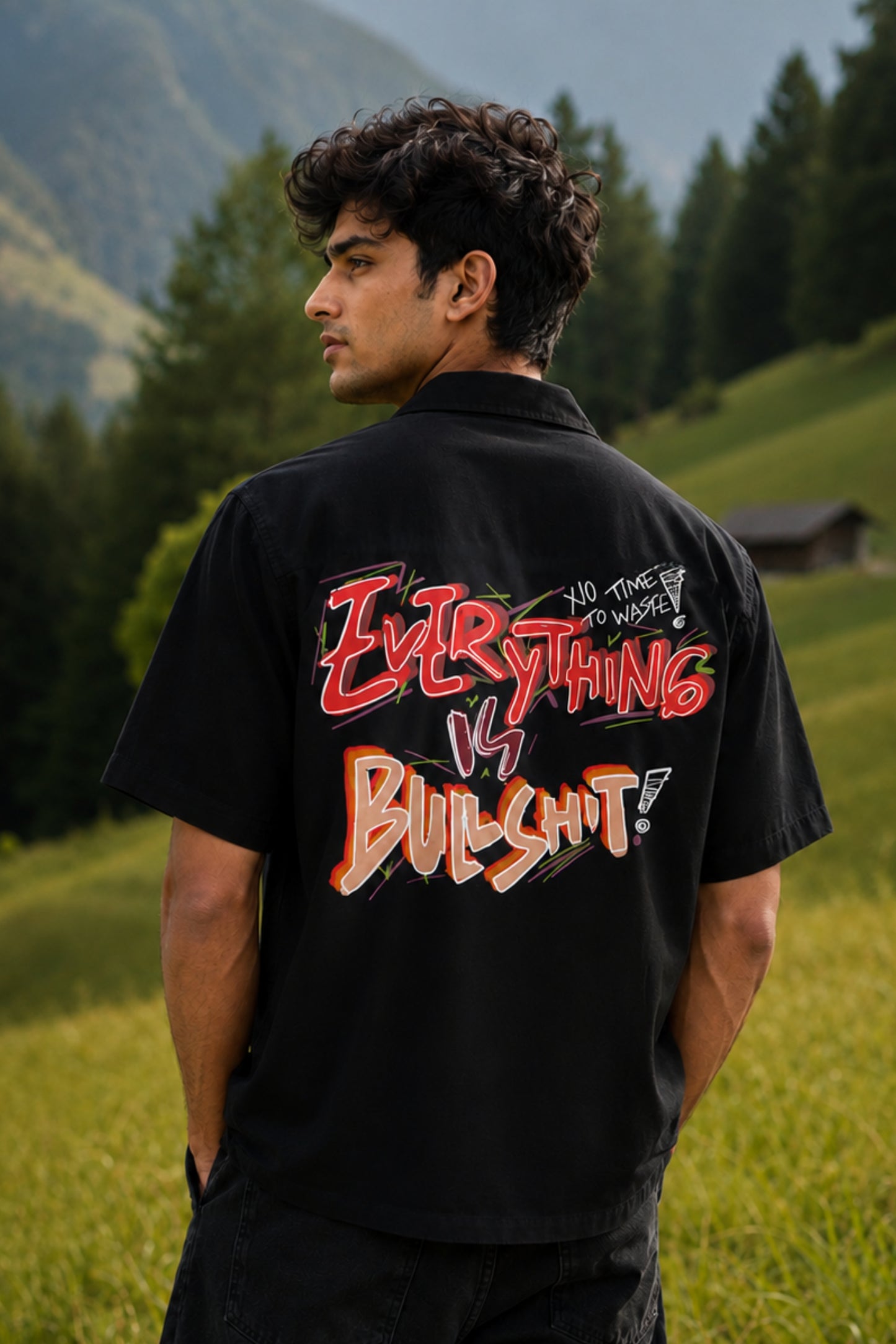 Everything is bullshit | Oversized Shirt