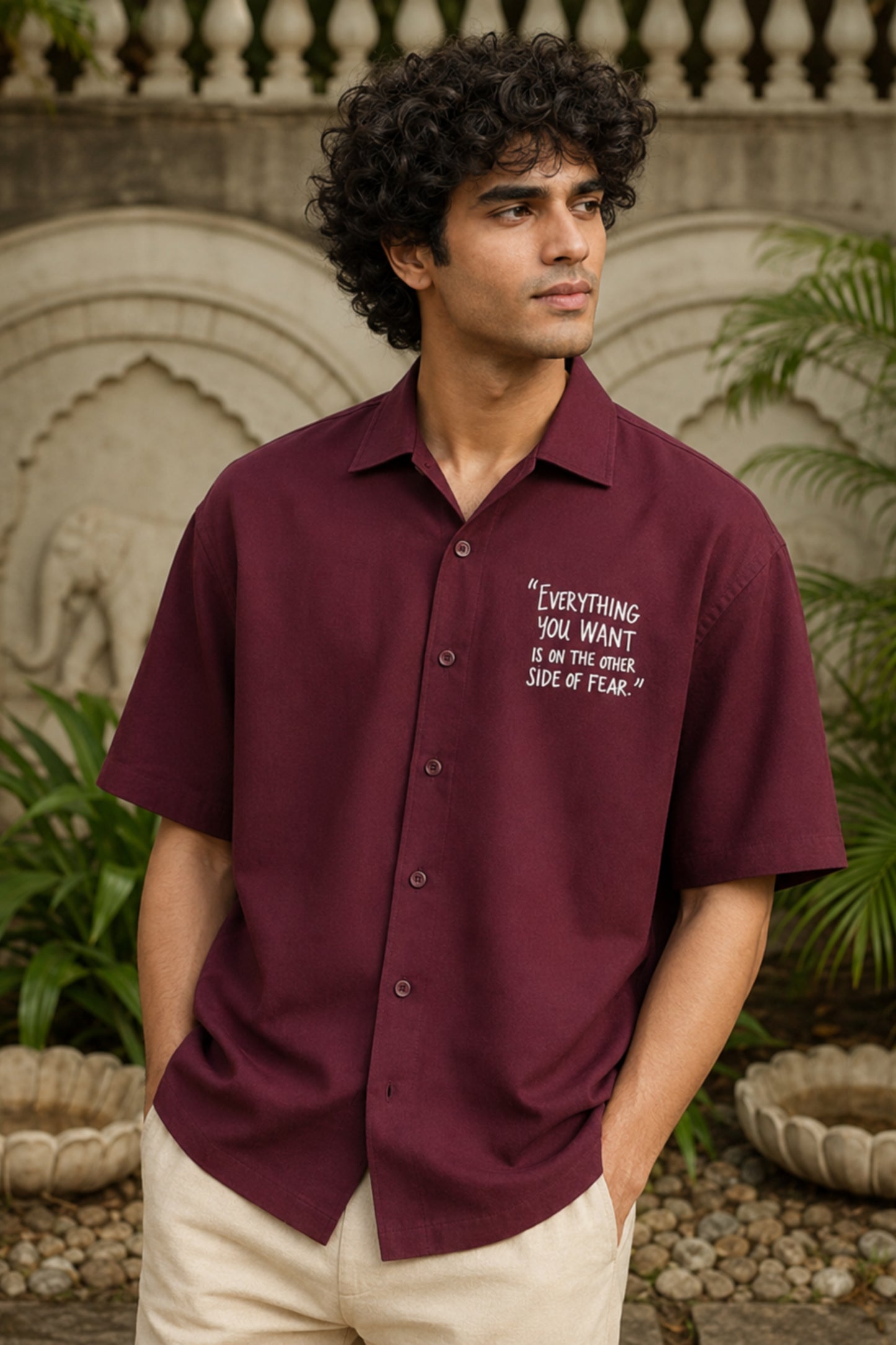 Other side of Fear | Unisex Oversized Shirt