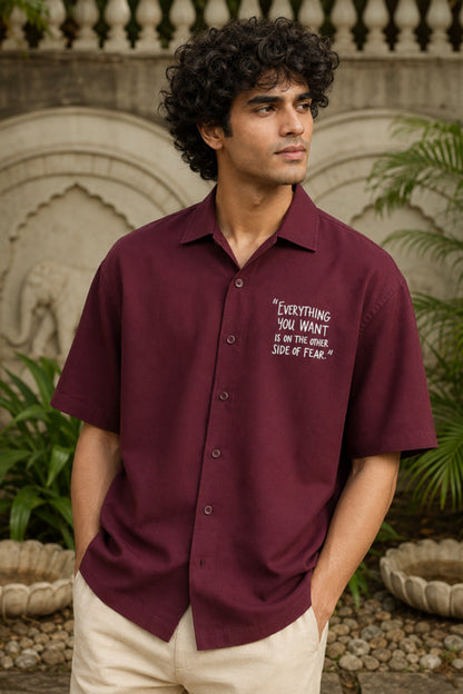 Other side of Fear | Unisex Oversized Shirt