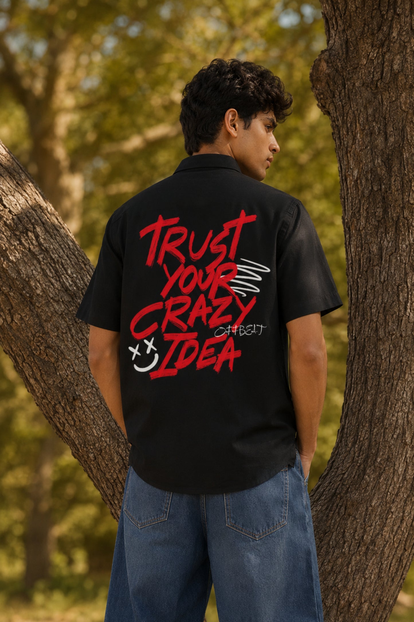 Trust your crazy idea | Oversized Shirt
