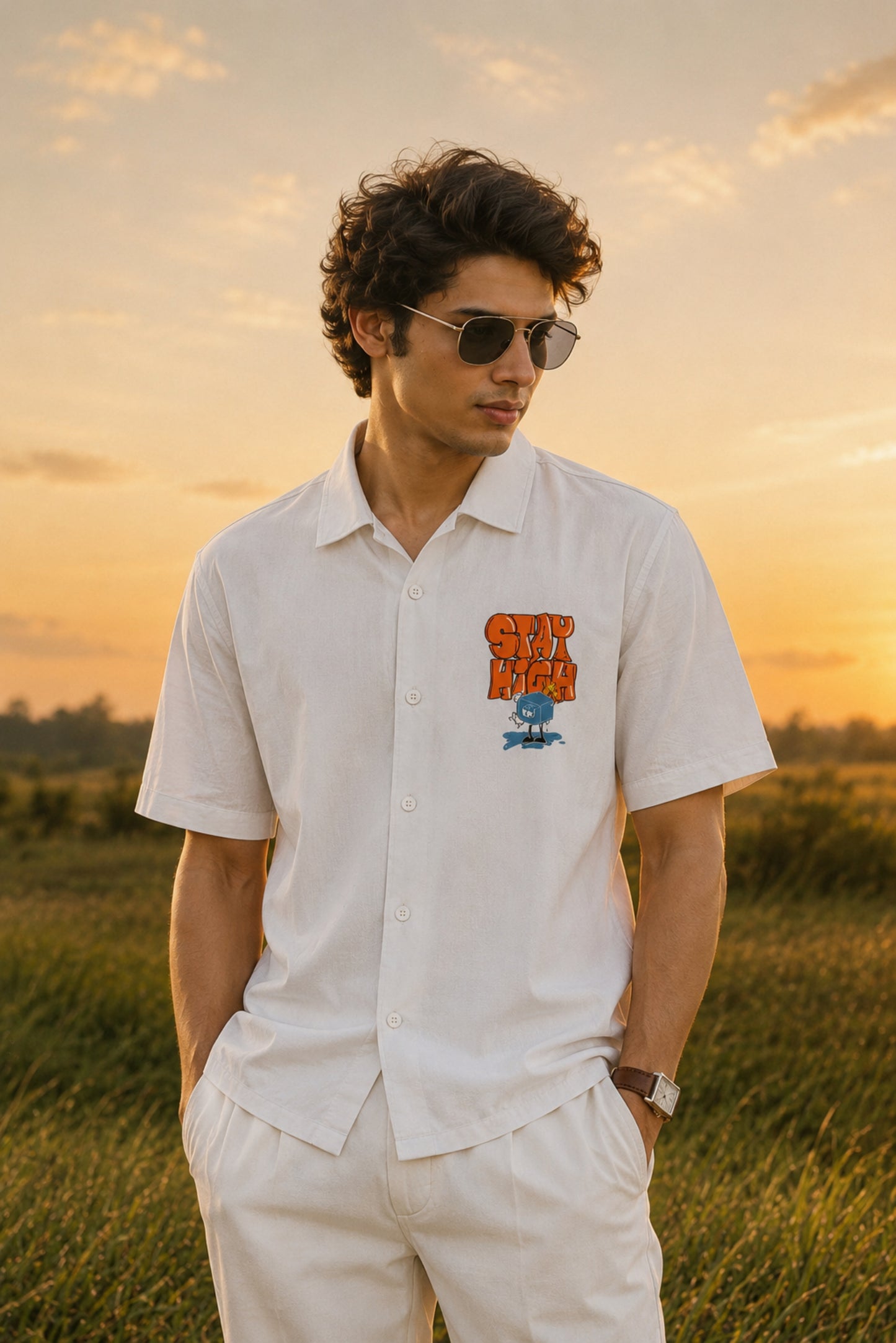 Stay High | Oversized Shirt
