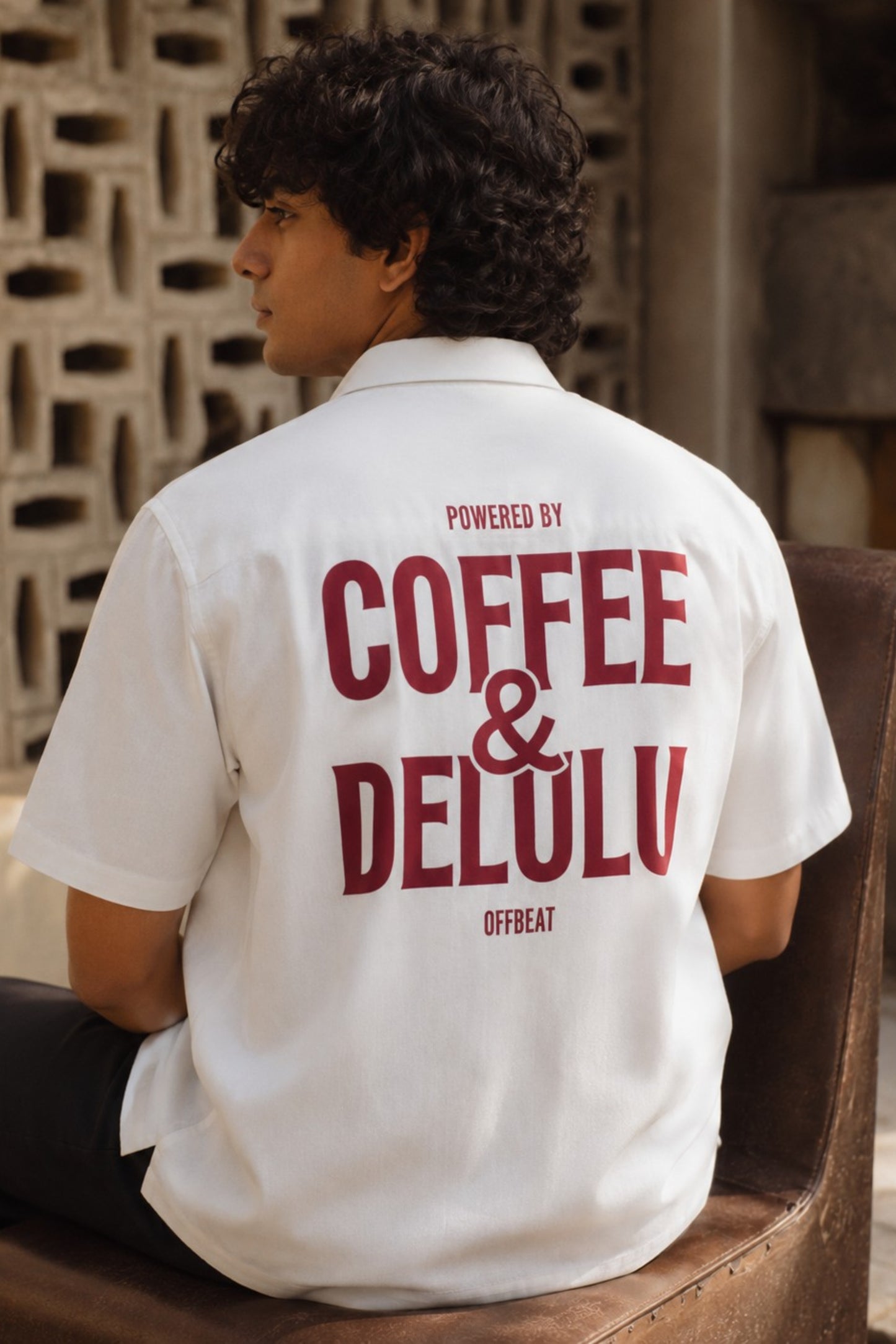 Coffee & Delulu | Unisex Oversized Shirt