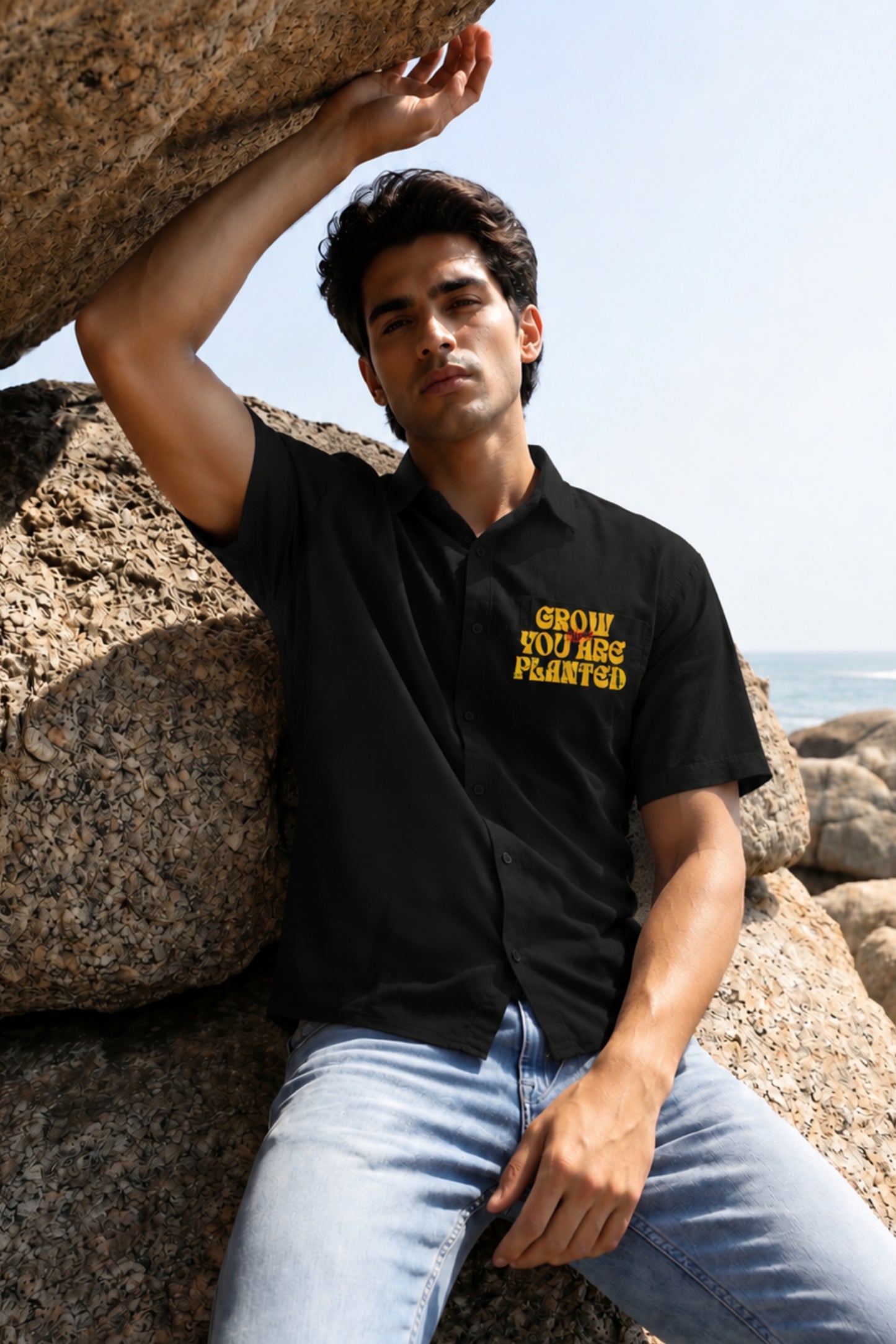 Grow where you are planted | Oversized Shirt