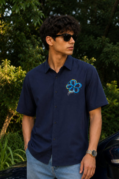 Flower Offbeat | Oversized Shirt