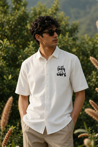 I am not lazy | Oversized Shirt