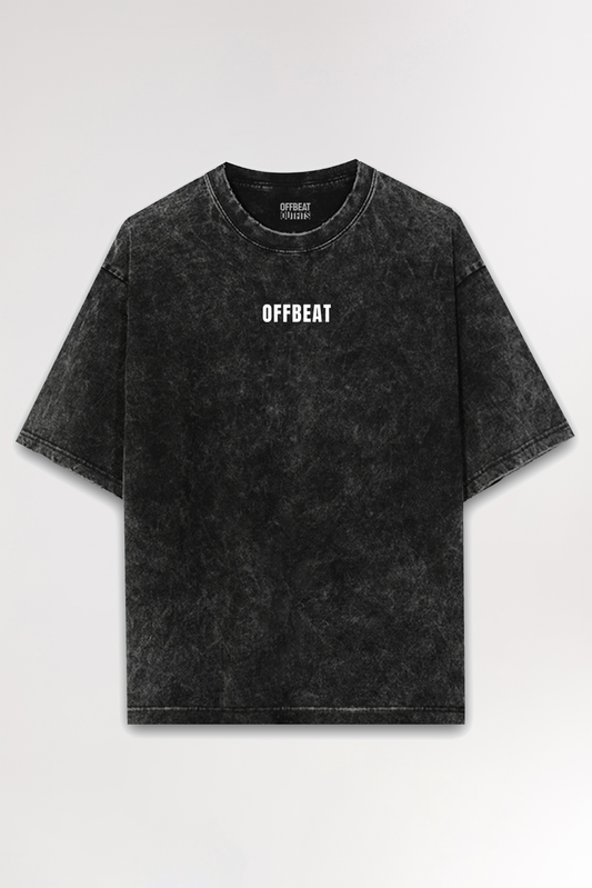 Black Acid wash | Oversized T-shirt