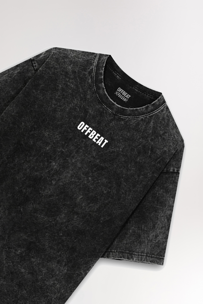 Black Acid wash | Oversized T-shirt