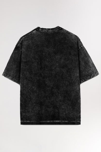 Black Acid wash | Oversized T-shirt