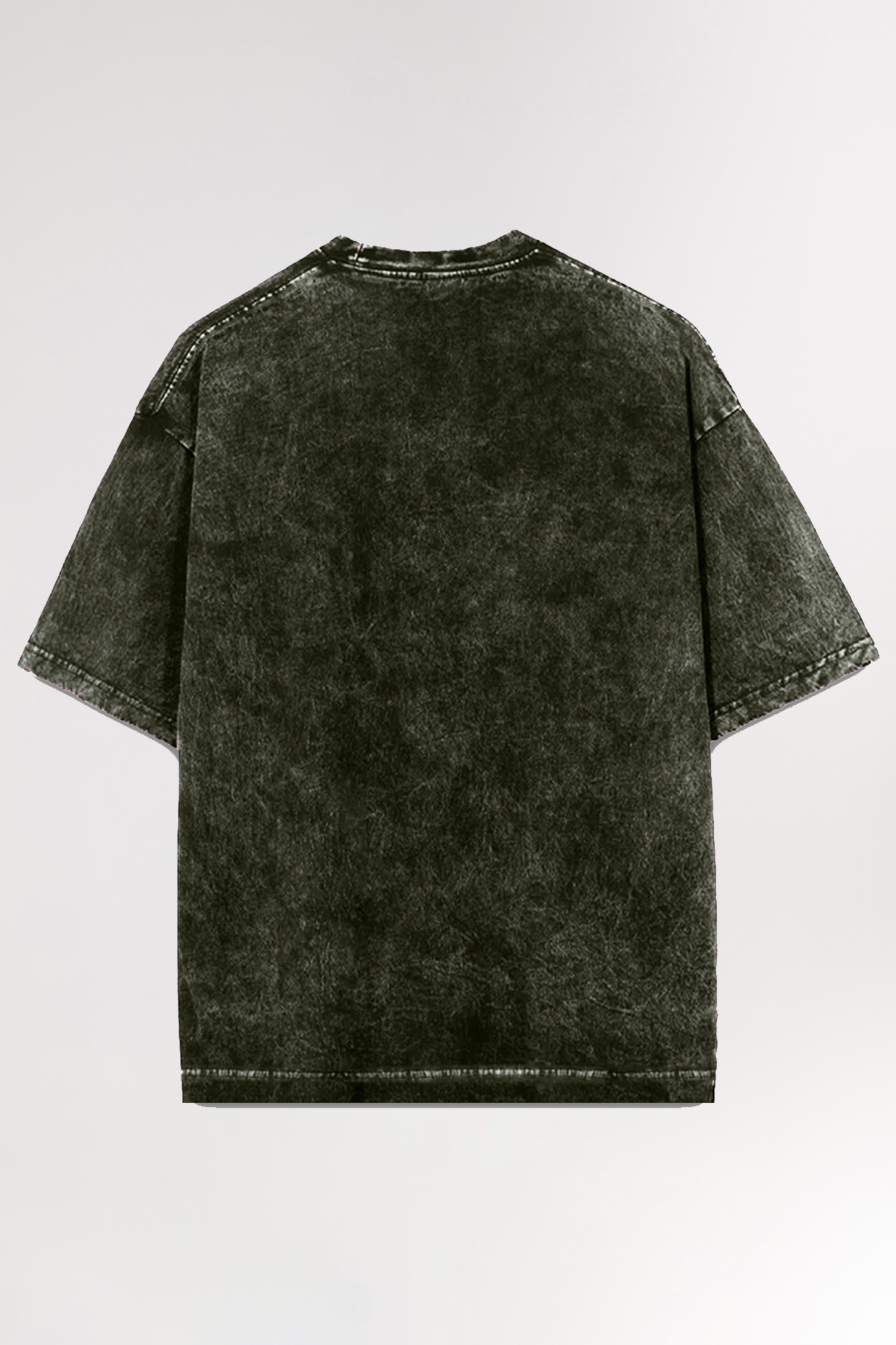 Olive Green Acid Wash | Oversized T-shirt