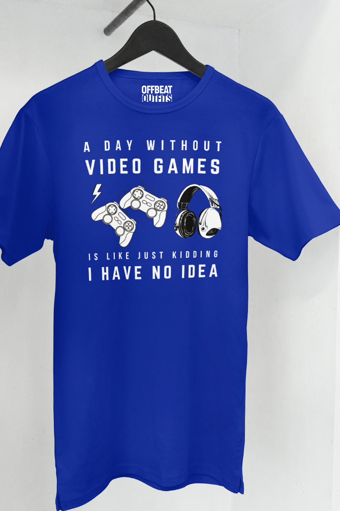 A day without video games | Oversized T-shirt