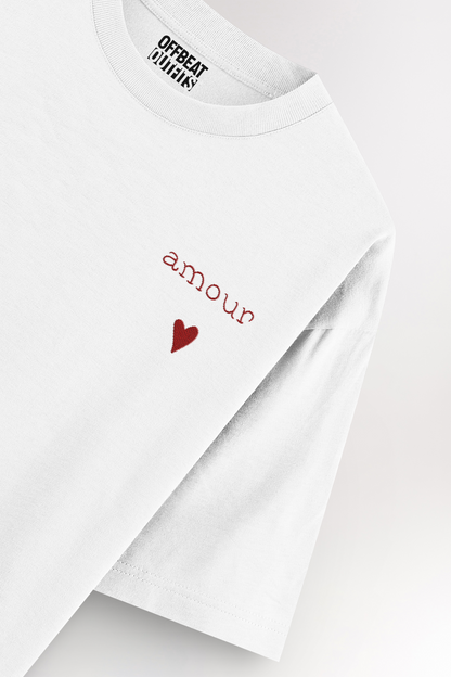 Amour Embroidery | Oversized T-shirt