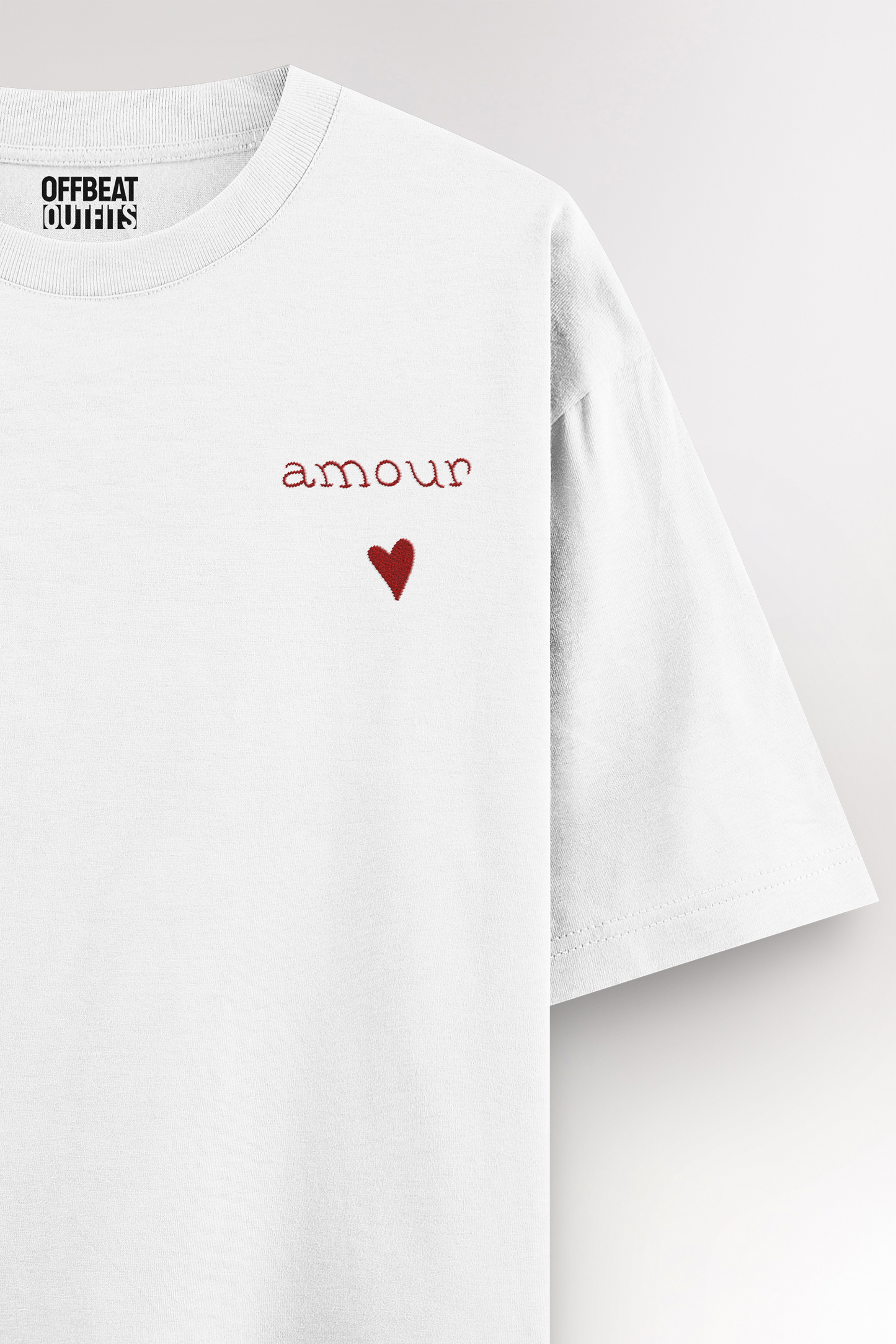 Amour Embroidery | Oversized T-shirt