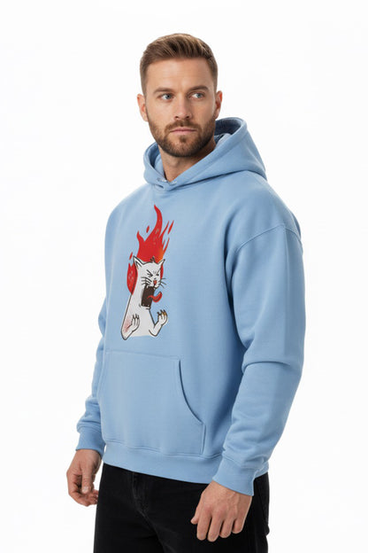 Angry Cat | Unisex Oversized Hoodie