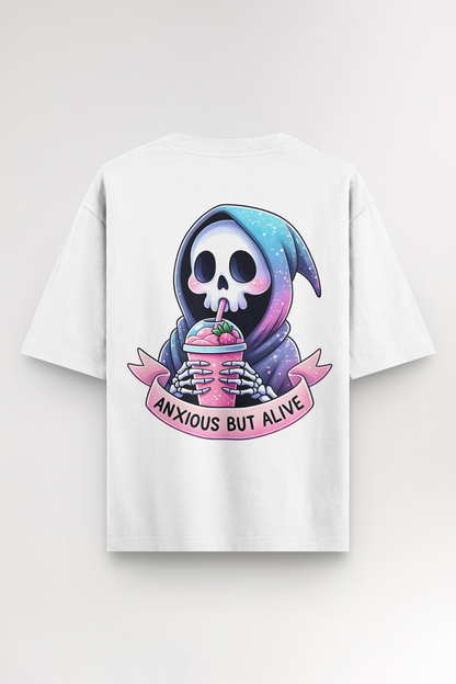 Anxious but alive | Oversized T-shirt