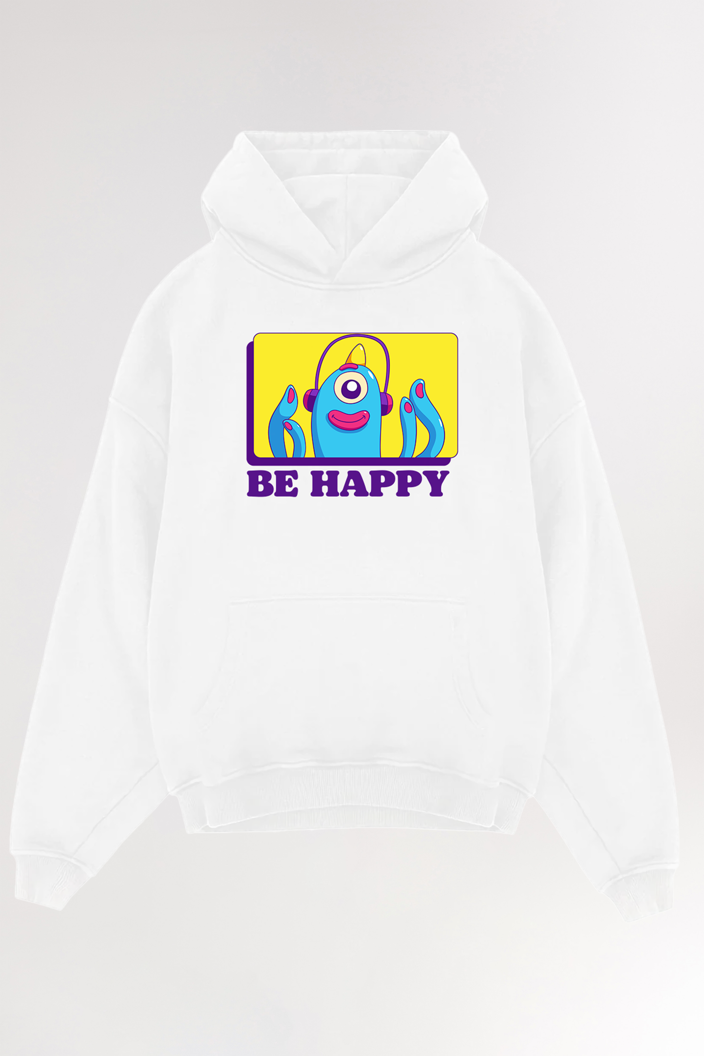 Be Happy | Oversized Hoodie