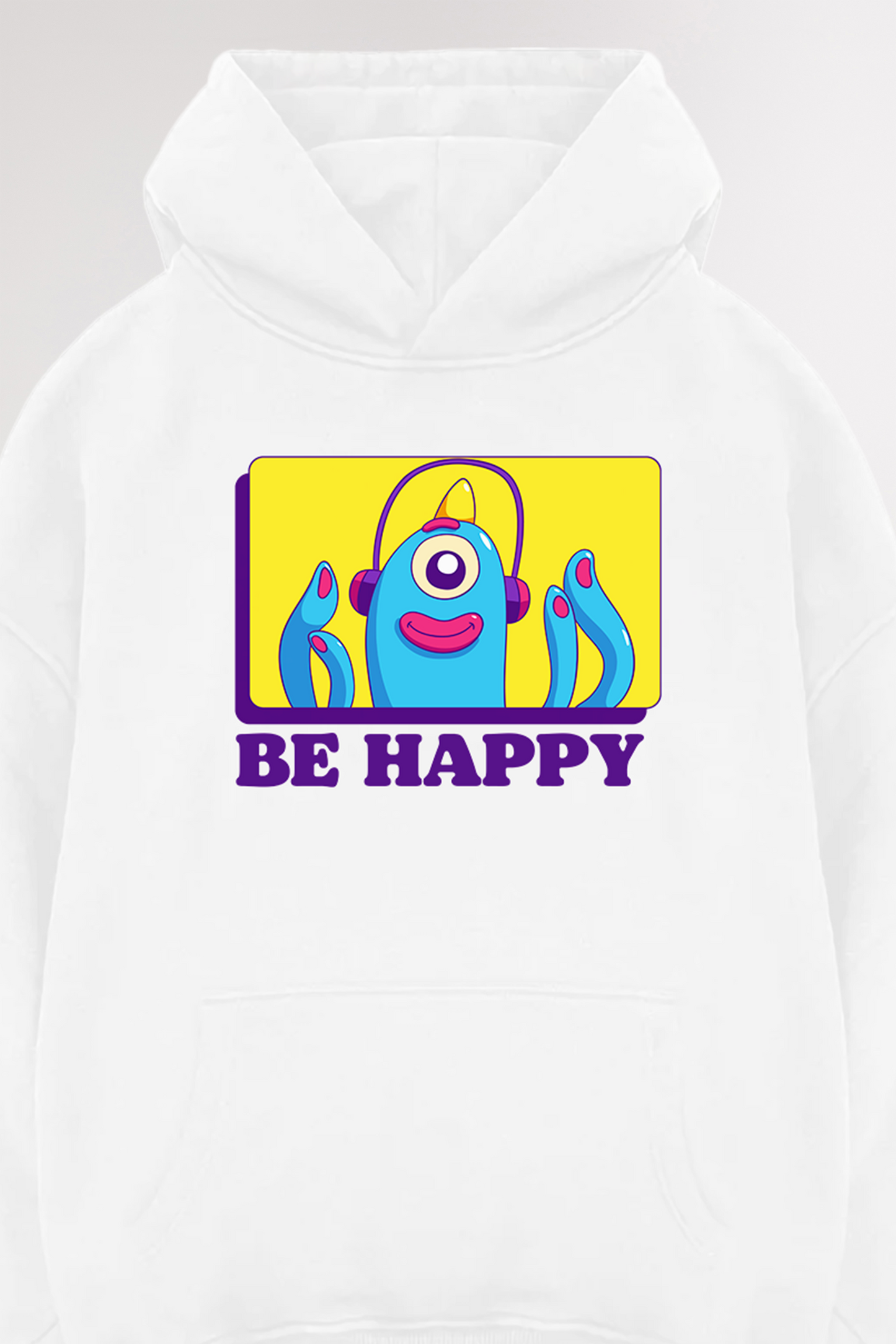 Be Happy | Oversized Hoodie