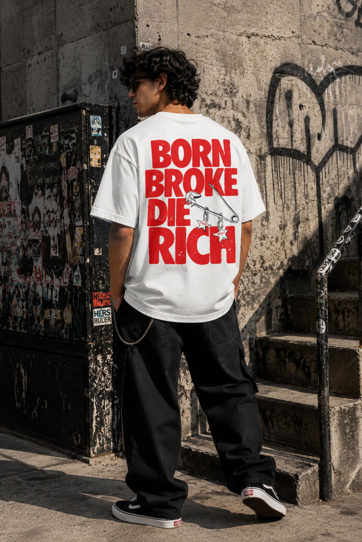 Born Broke Die Rich | Oversized T-shirt