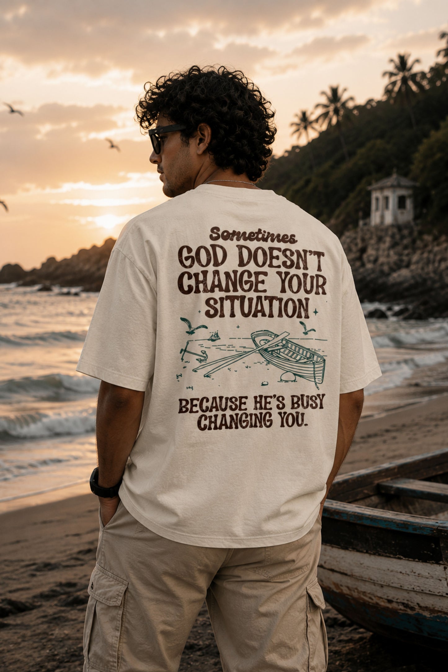 Busy changing you | Oversized T-shirt