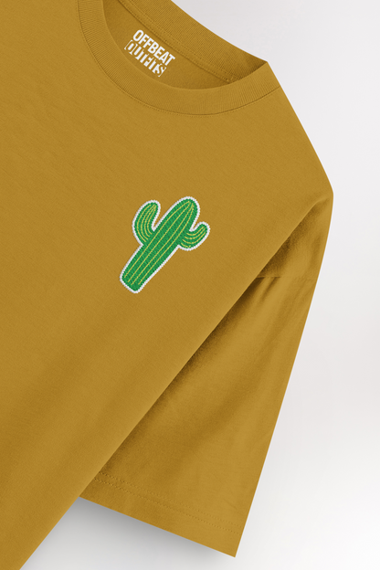 Cactus Embroidery | Oversized T-shirt