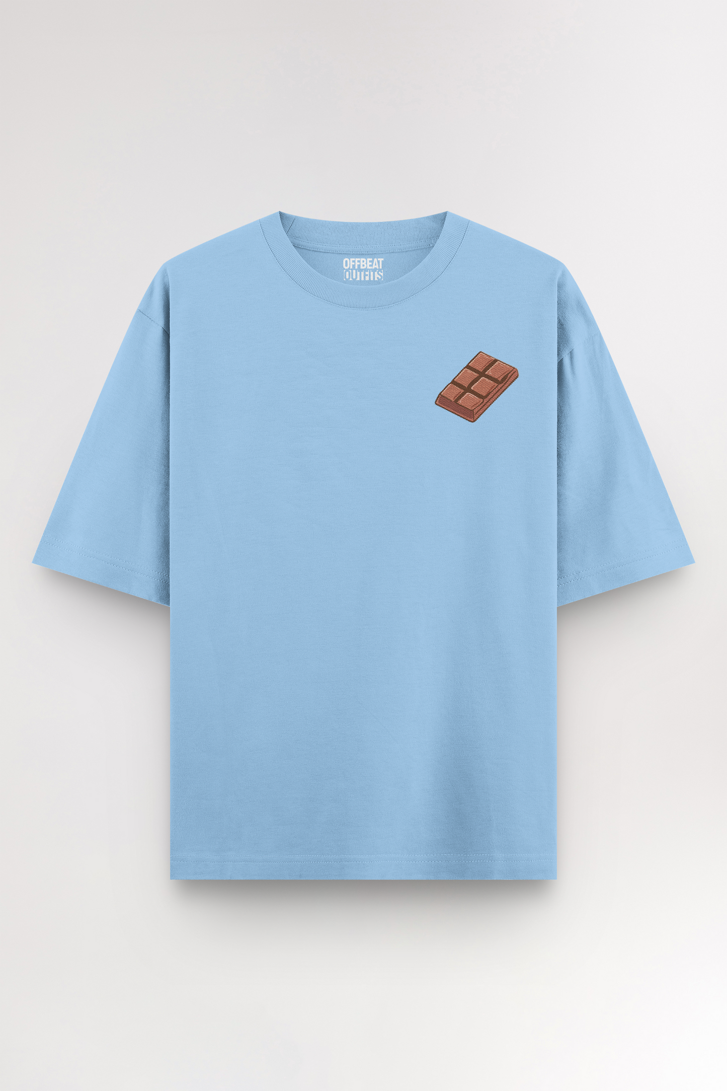 Chocolate bar Embroidery | Oversized T-shirt