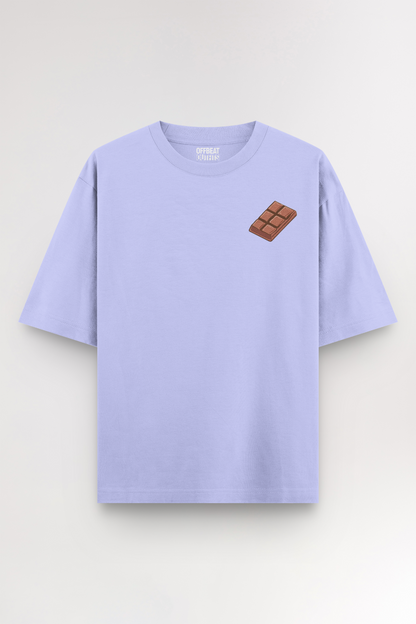 Chocolate bar Embroidery | Oversized T-shirt