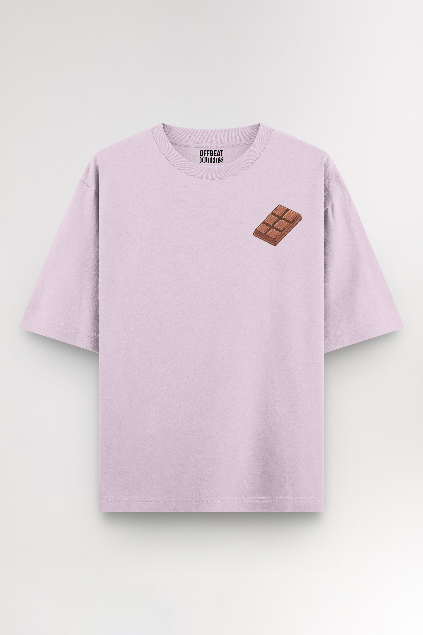 Chocolate bar Embroidery | Oversized T-shirt