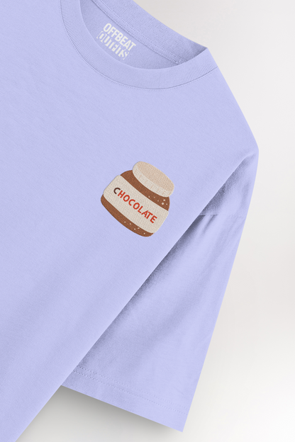 Chocolate Embroidery | Oversized T-shirt