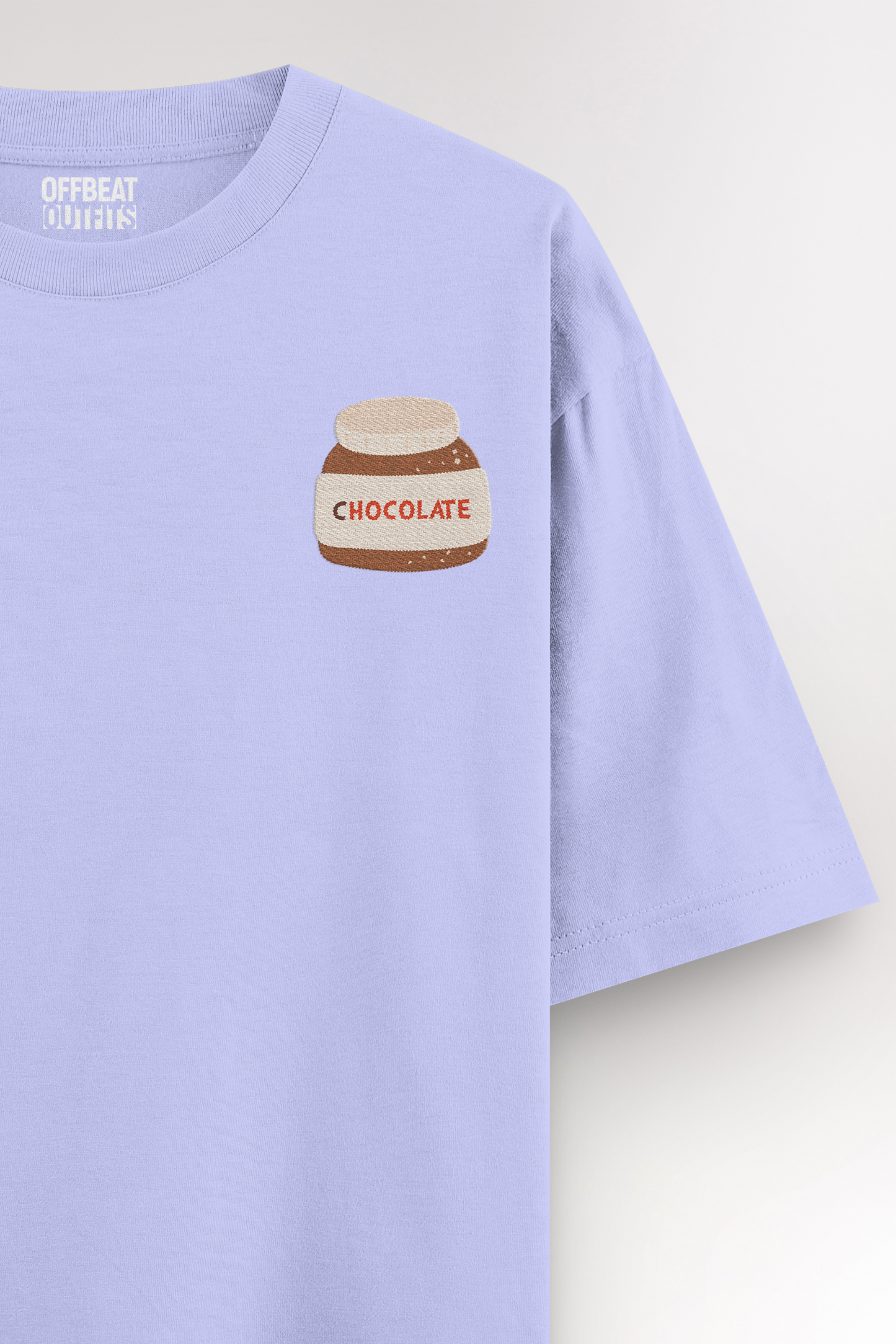 Chocolate Embroidery | Oversized T-shirt