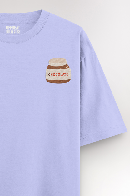 Chocolate Embroidery | Oversized T-shirt