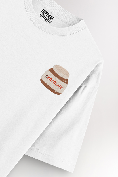 Chocolate Embroidery | Oversized T-shirt