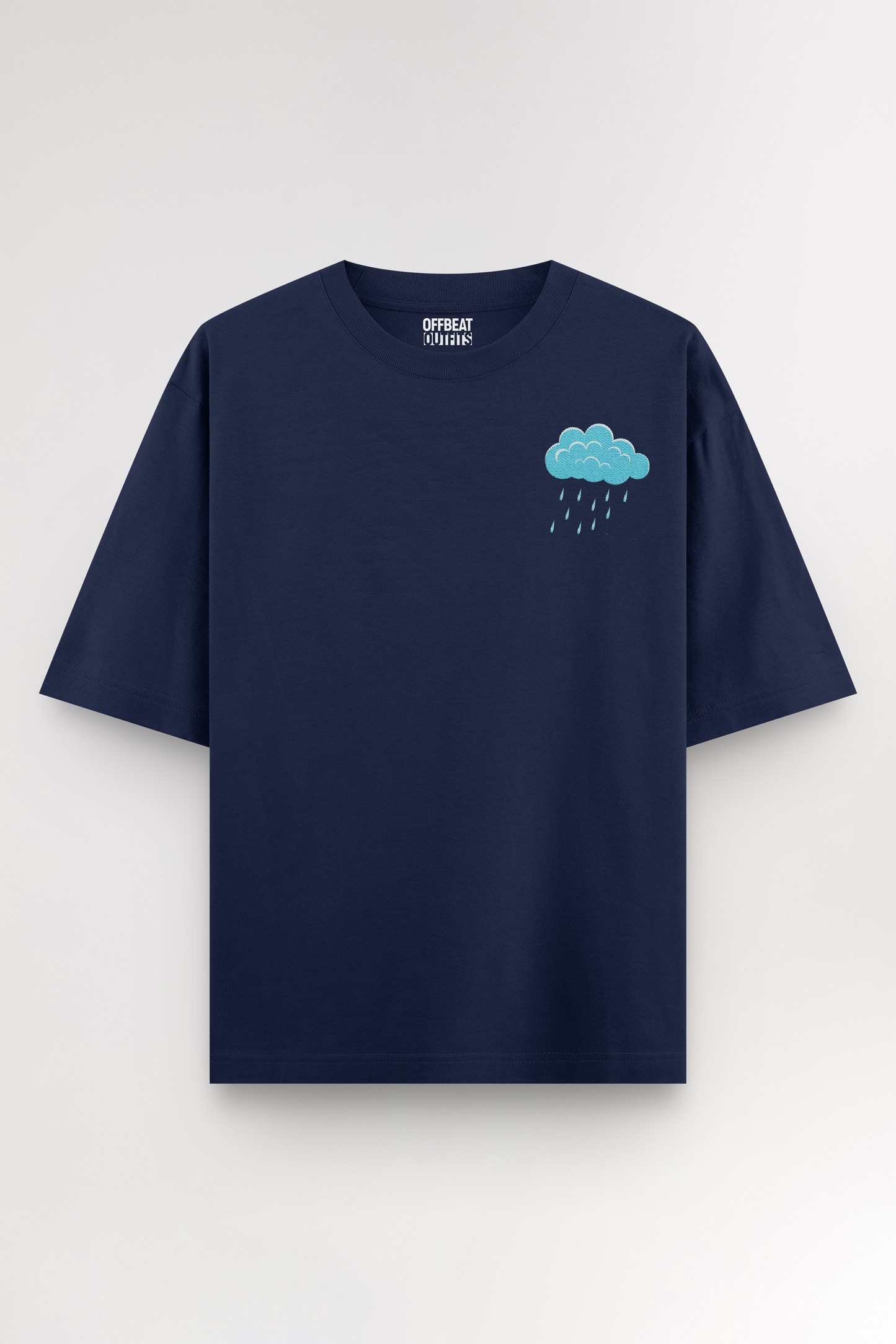 Cloud Embroidery | Oversized T-shirt