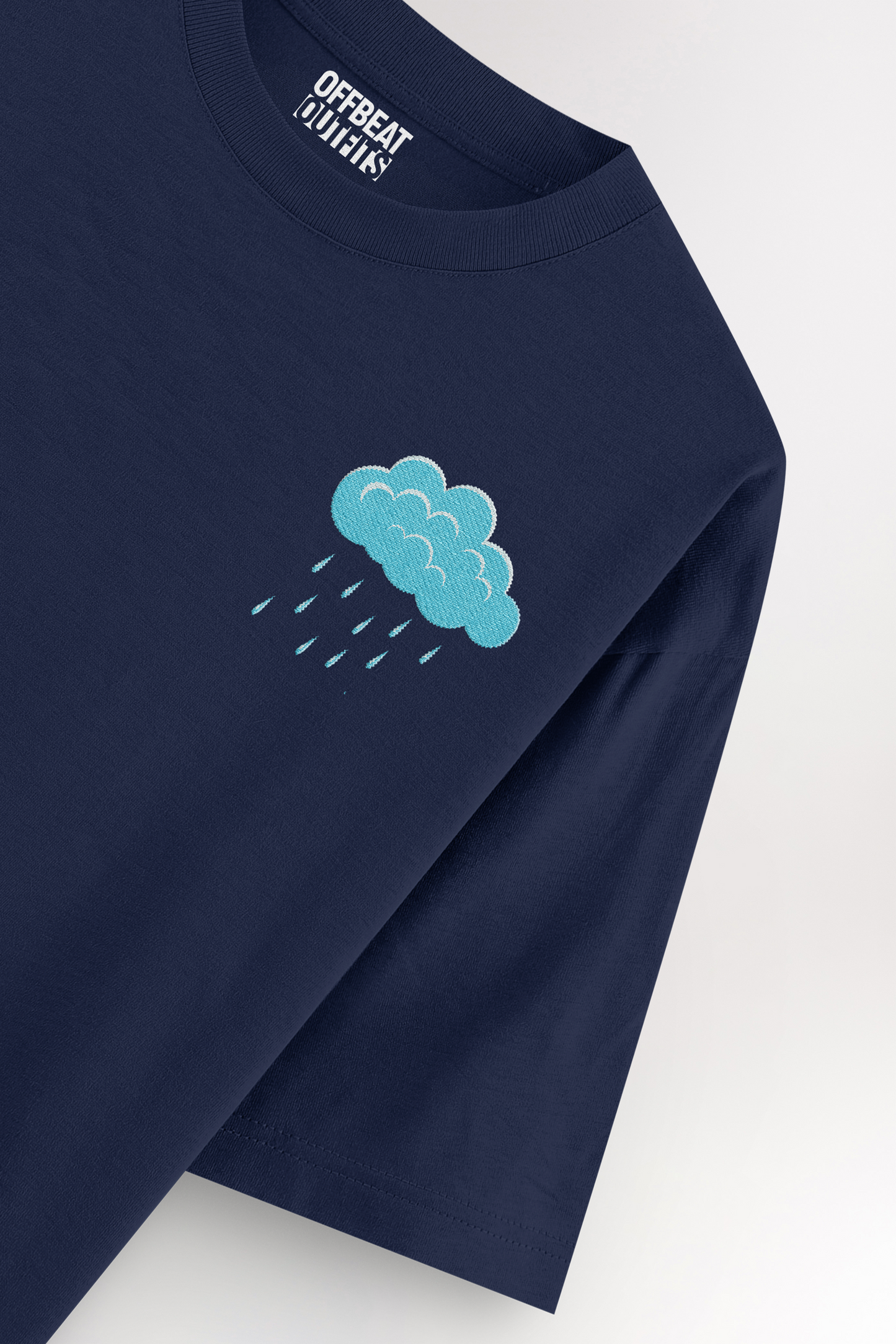 Cloud Embroidery | Oversized T-shirt