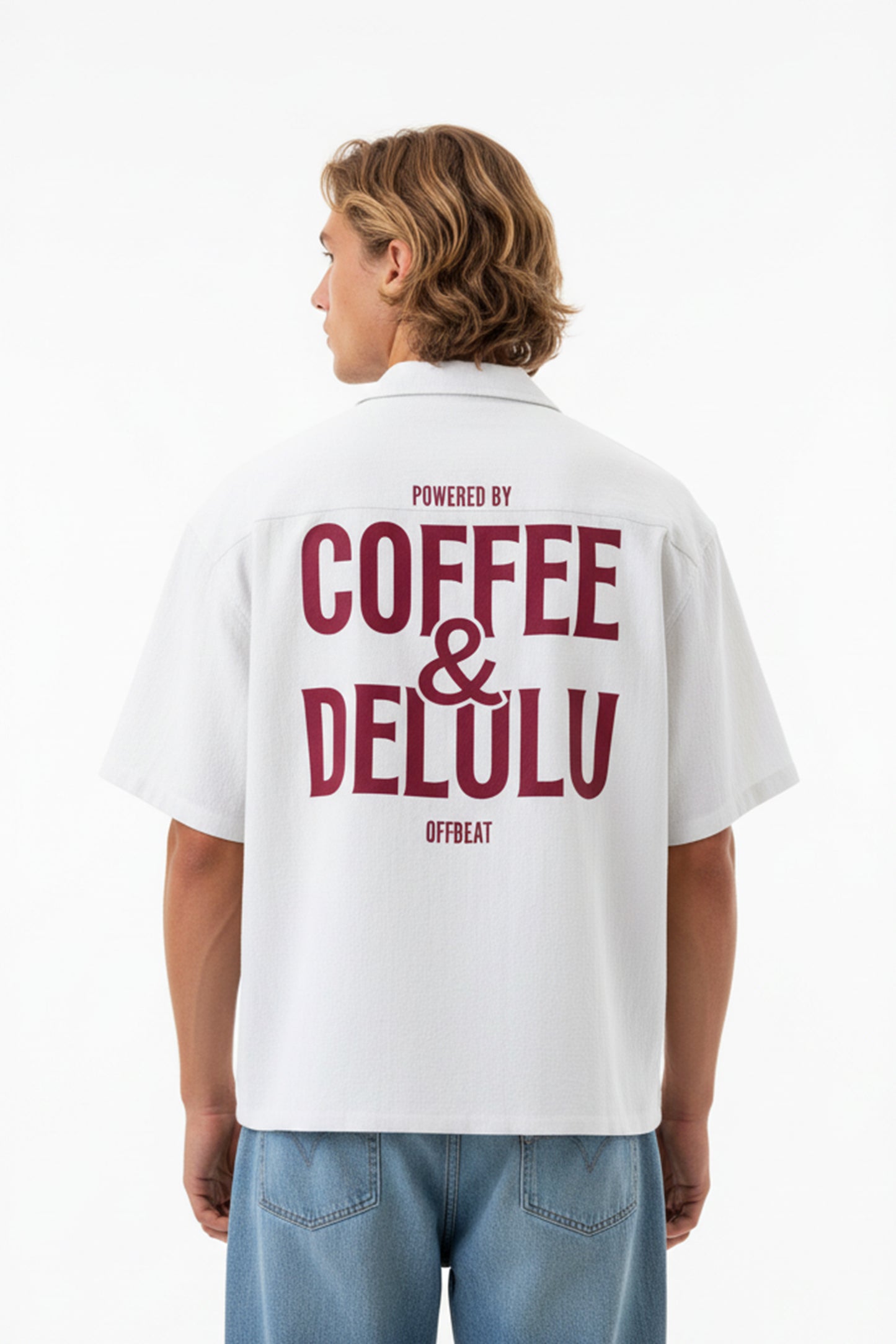 Coffee & Delulu | Unisex Oversized Shirt